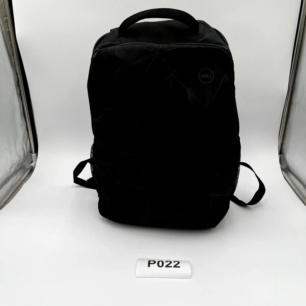 Dell Essential Unisex Backpack Core Black Gray Padded Shoulder Straps Laptop Bag